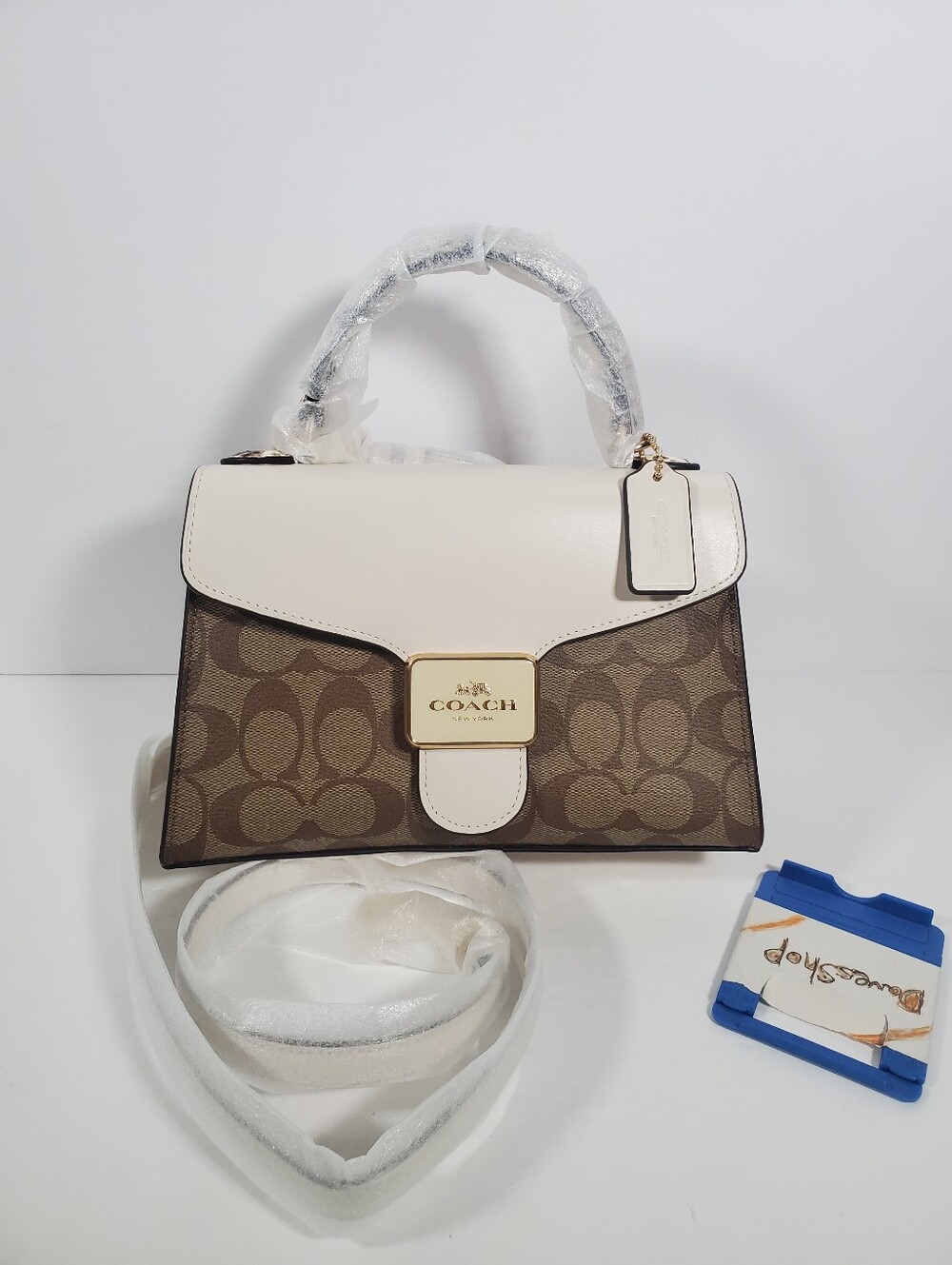 NWT Coach Pepper Satchel In Signature Canvas c1325